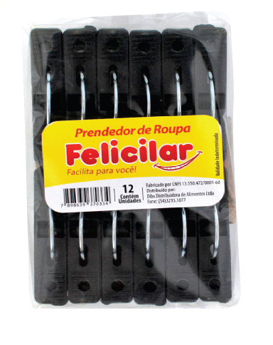 Prendedor Plástico Felicilar